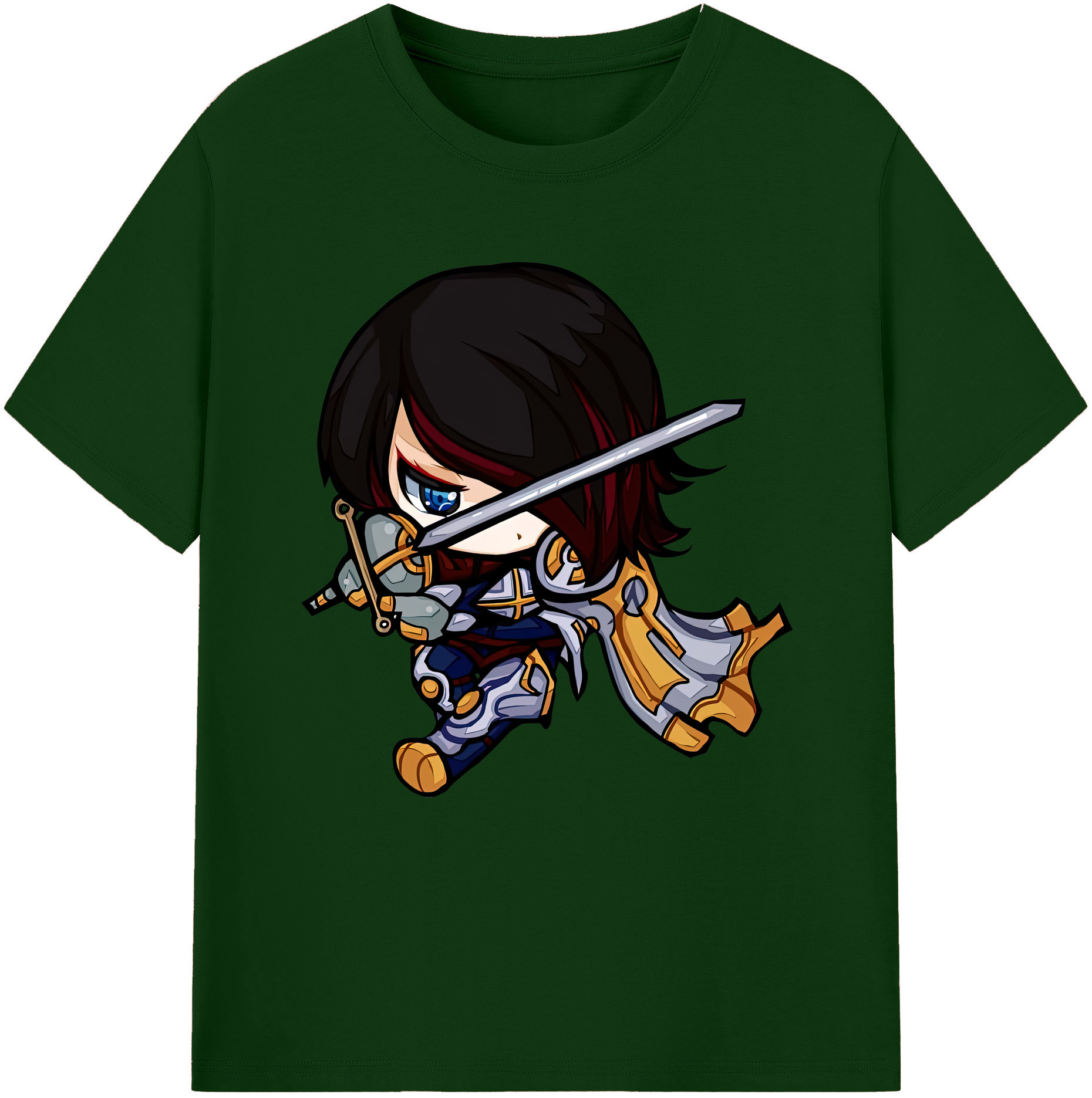 リーグ・オブ・レジェンド League of Legends LOL 綿100％半袖Tシャツ（フロントプリント）